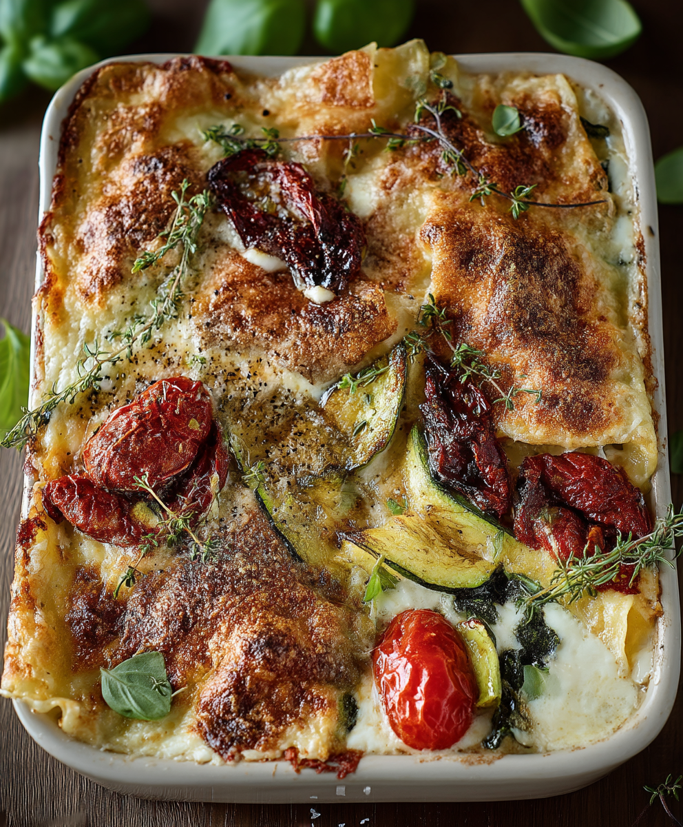 Spinach Zucchini Lasagna