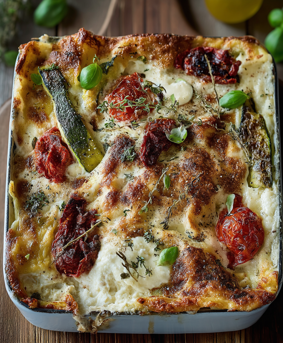 Spinach Zucchini Lasagna
