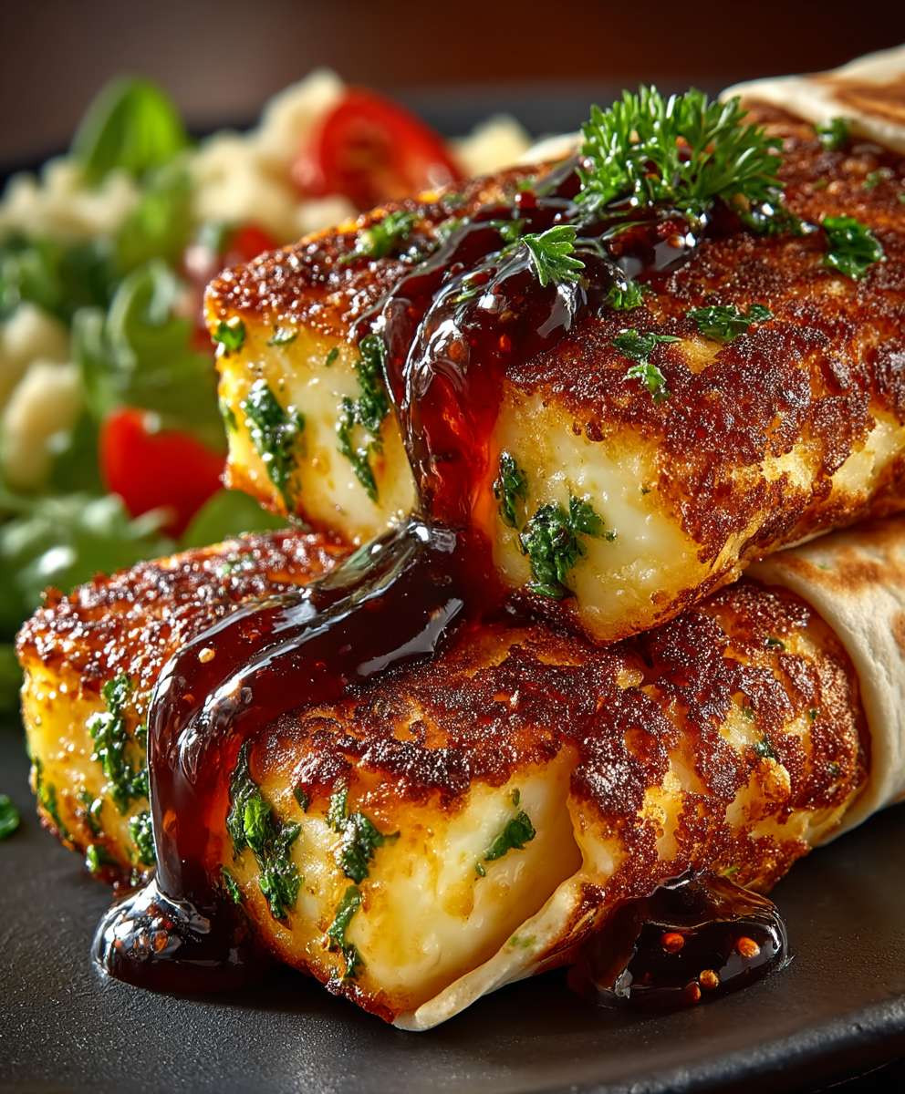 Halloumi wraps