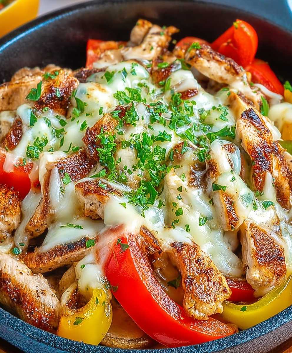 Chicken Cheesesteak Skillet