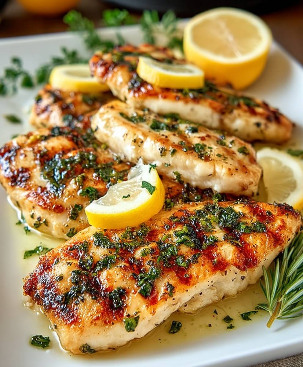 Grilled Lemon Herb Tilapia