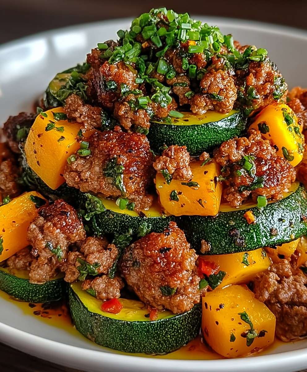 Ground Beef Zucchini