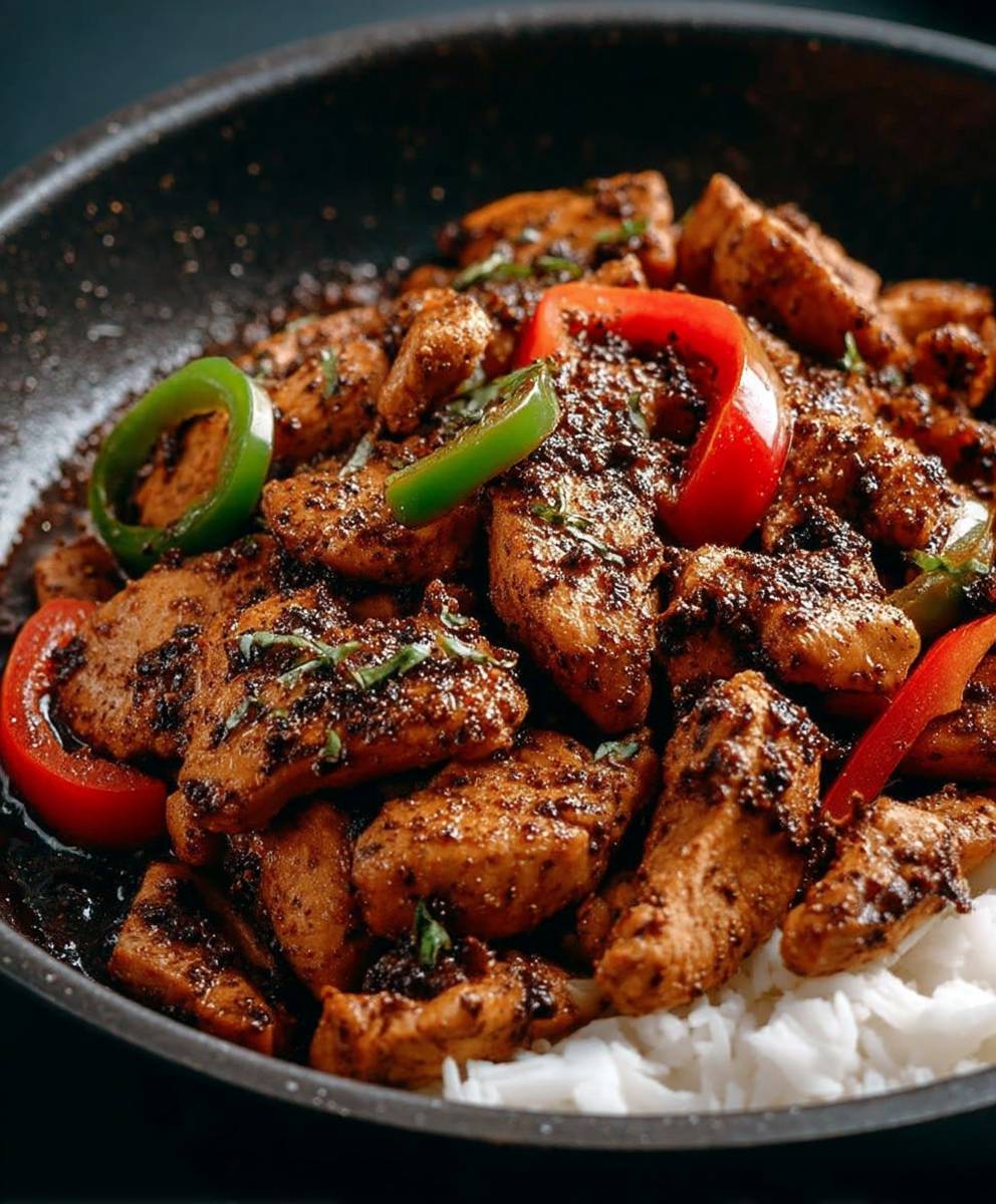 Black pepper chicken