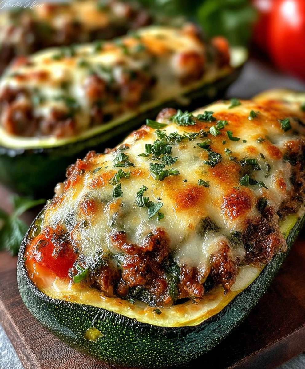 Stuffed Zucchini Boats