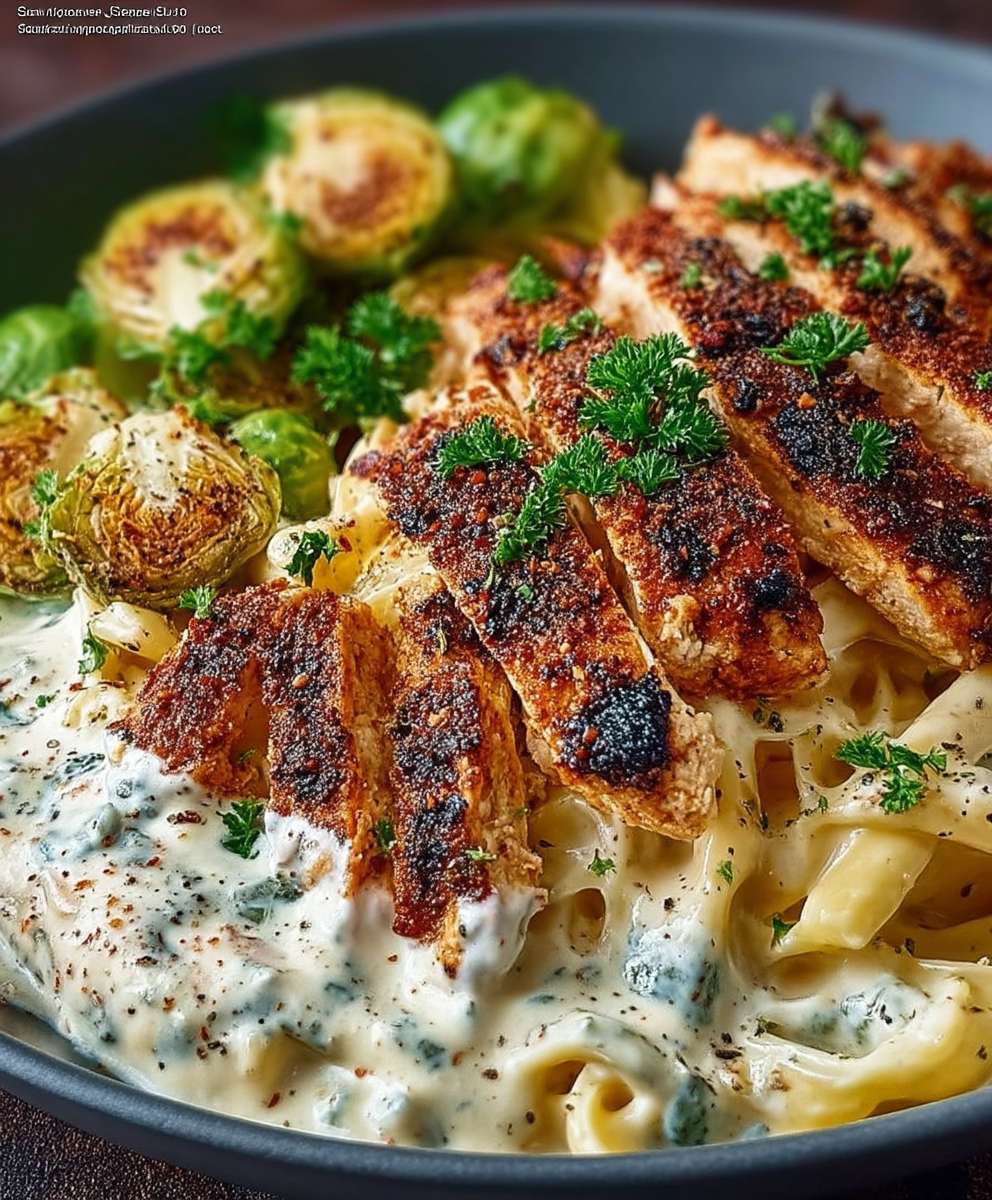 Smoked Paprika Chicken Alfredo