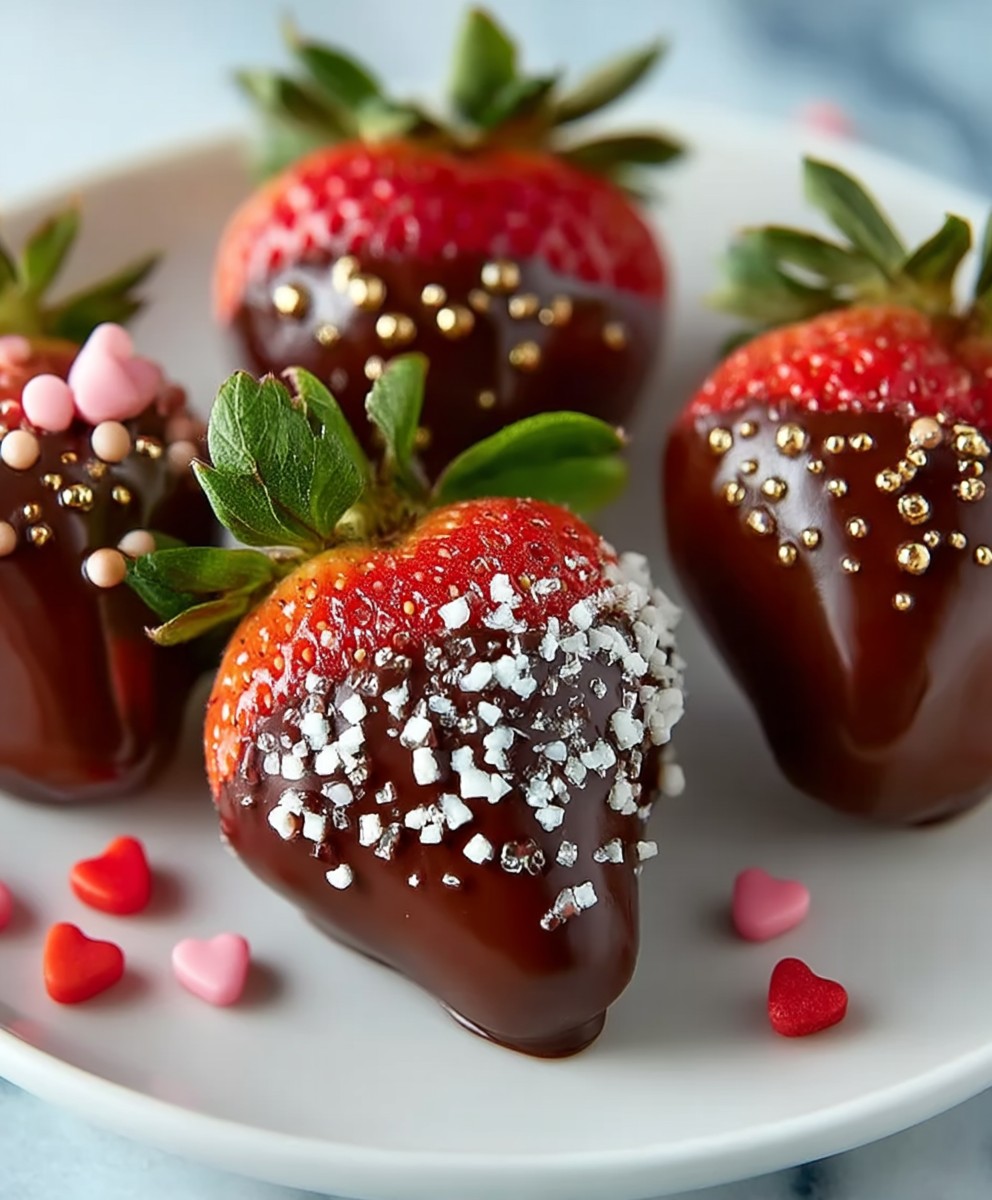 Chocolate Covered Strawberries Valentine
