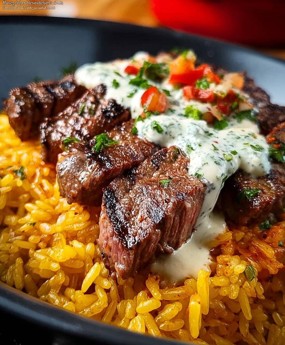 Steak Queso Rice