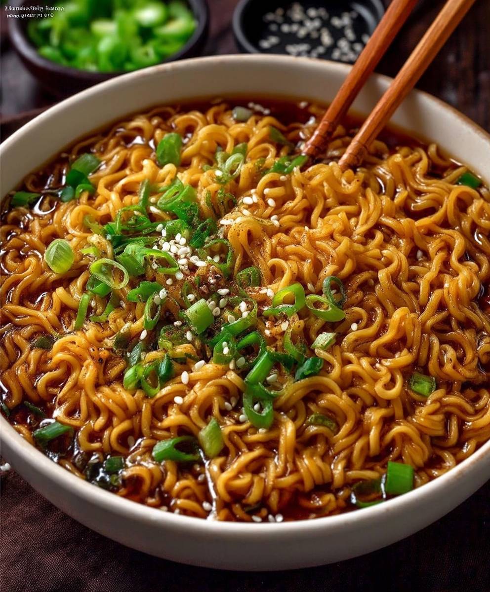 Saucy Ramen Noodles