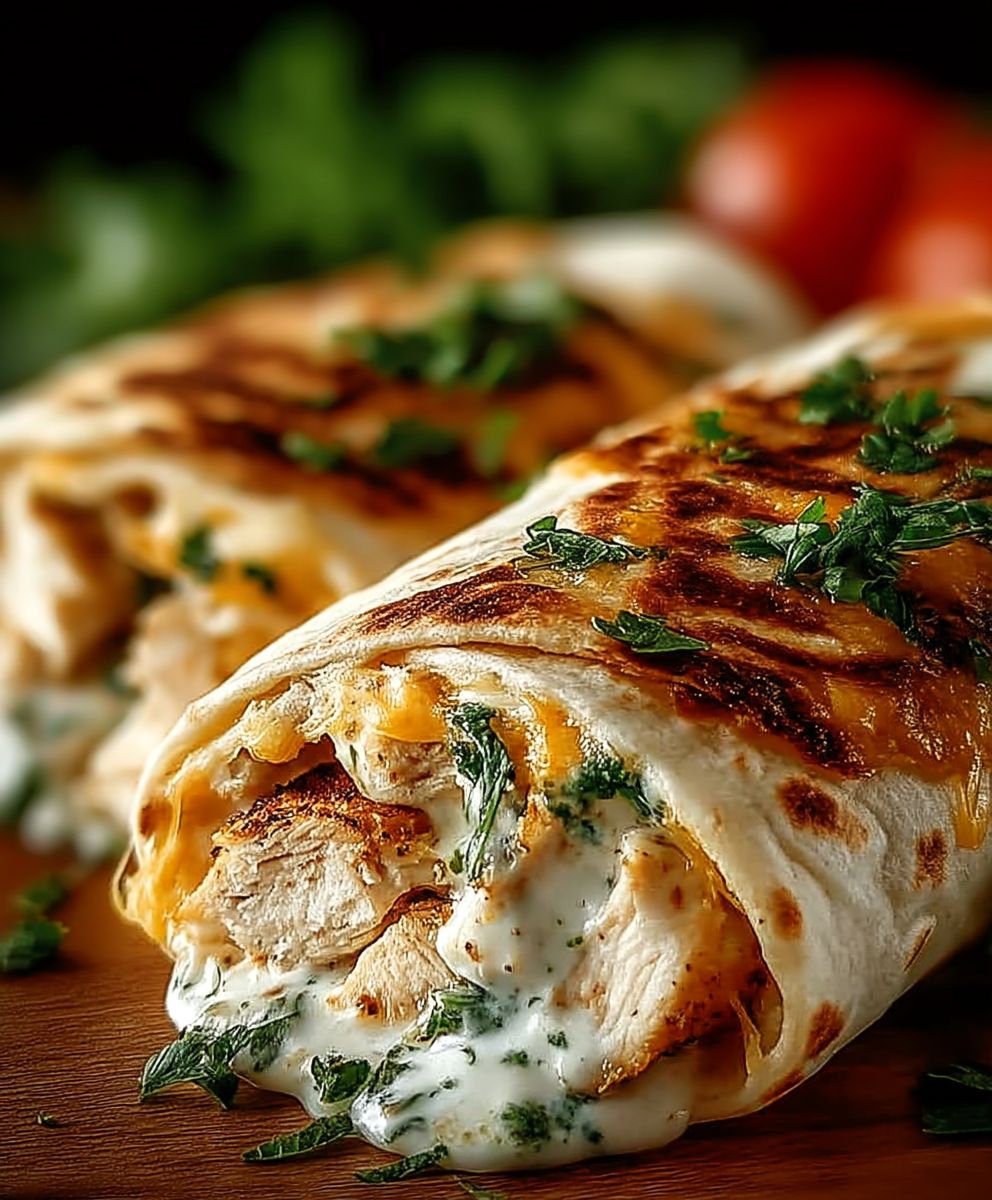 Cheesy Chicken Wrap
