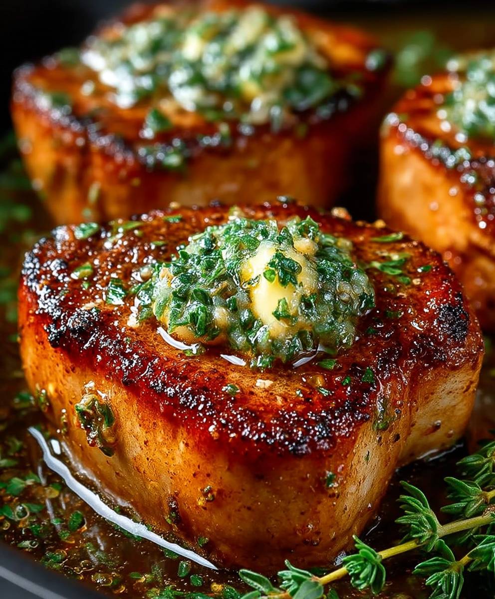 Garlic Butter Pork Chops