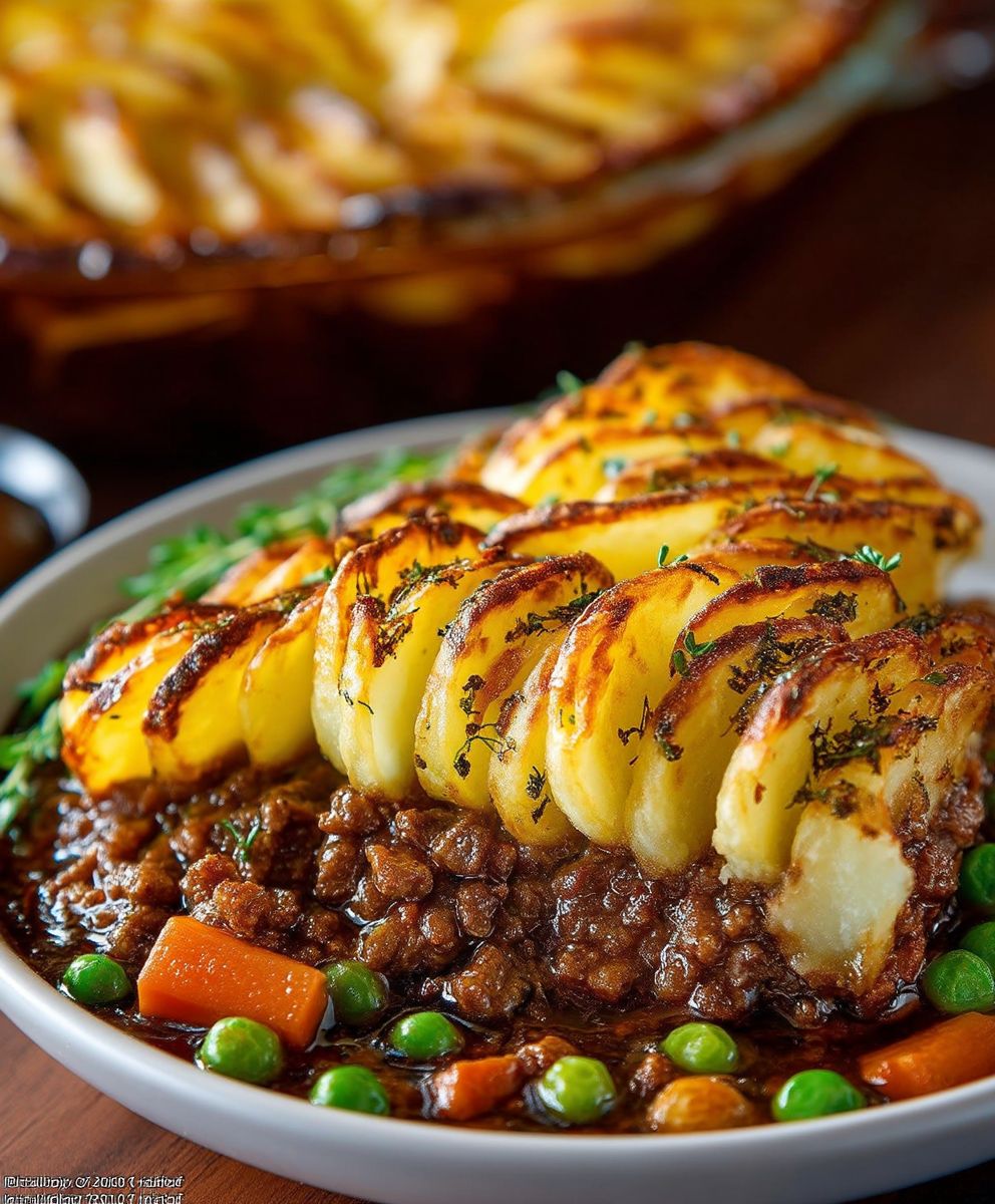 Potato Topped Meat Pie