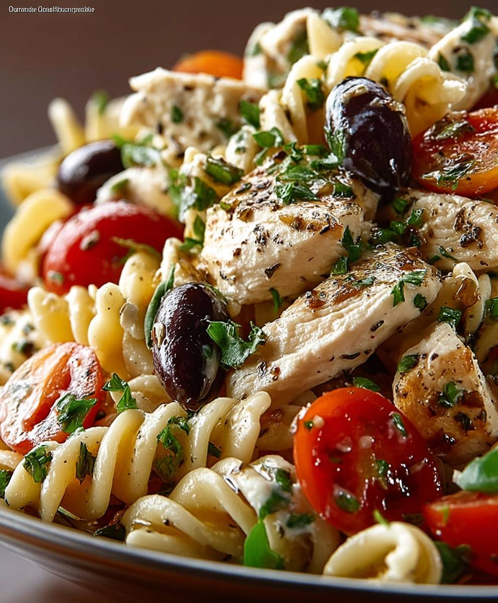 Mediterranean Chicken Pasta