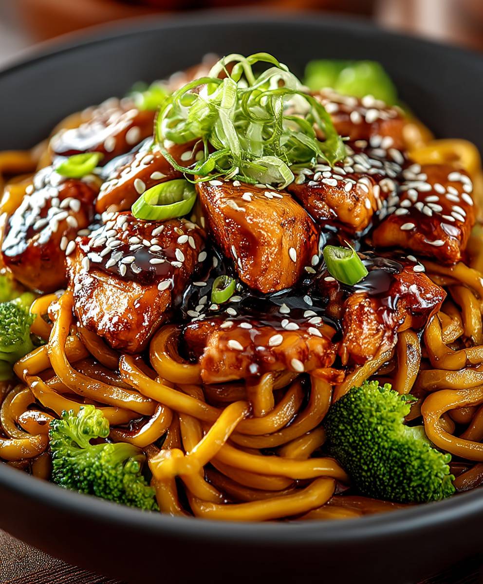 Chicken Teriyaki Noodles