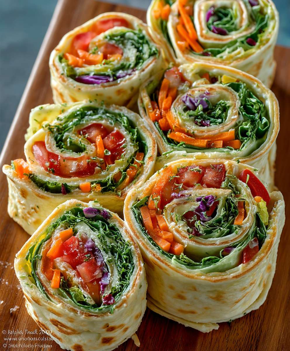 Vegetable Tortilla Roll Ups