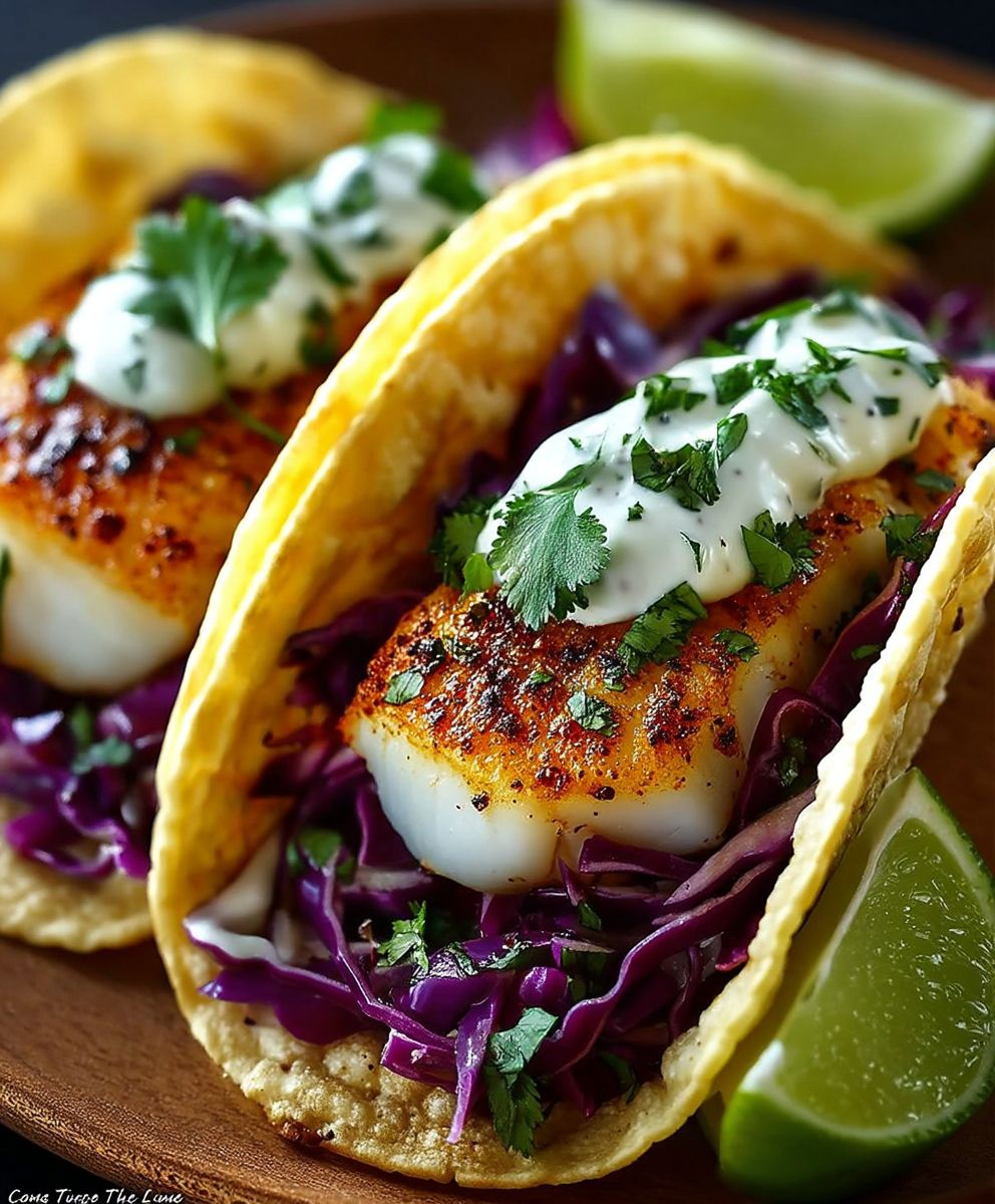Fish Tacos Cabbage Slaw