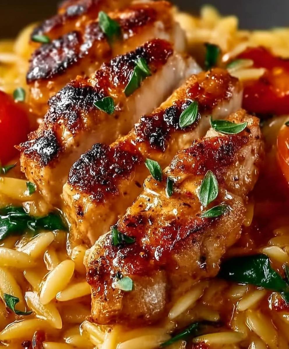 Cajun Chicken Orzo