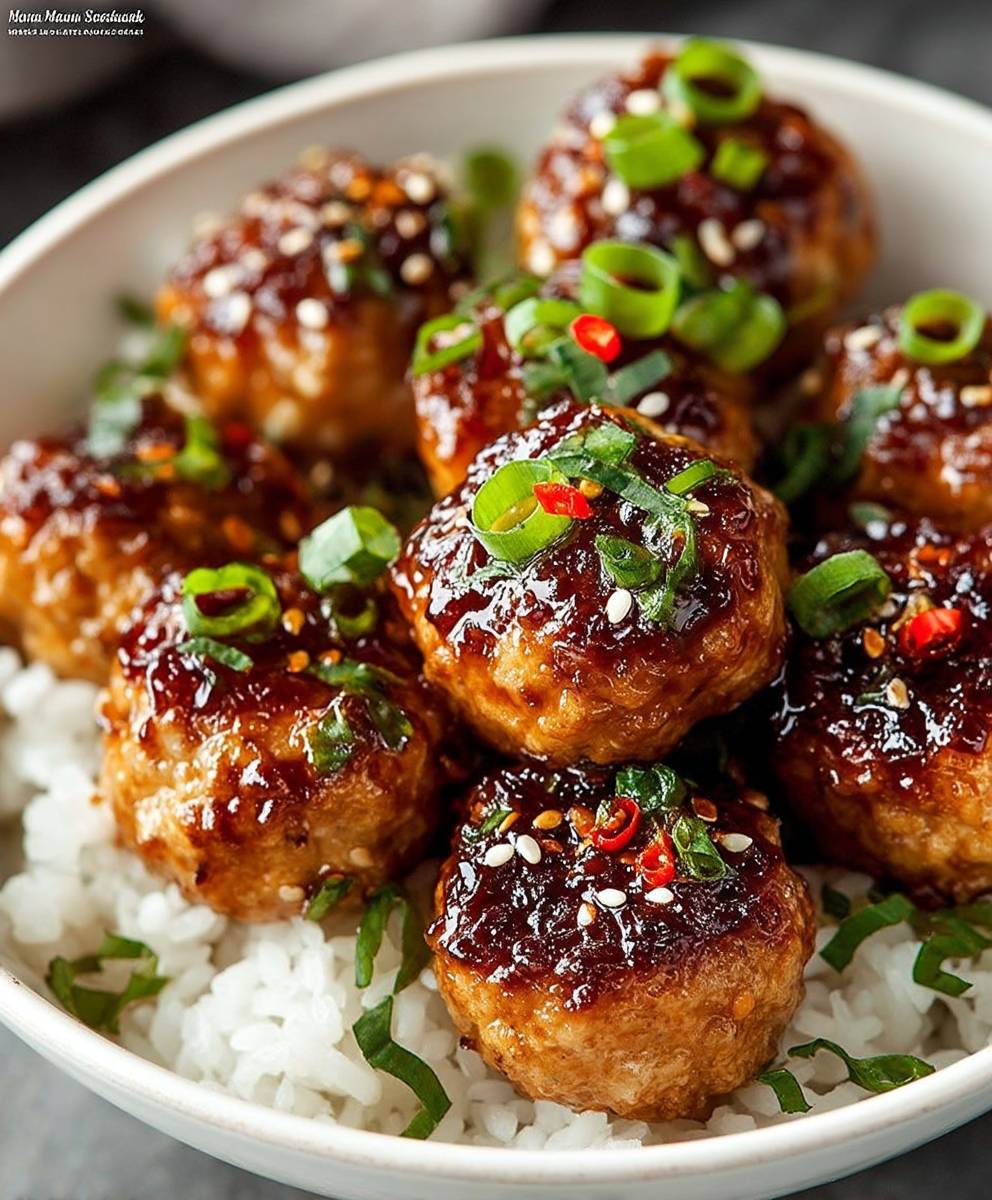 Asian Chicken Meatballs