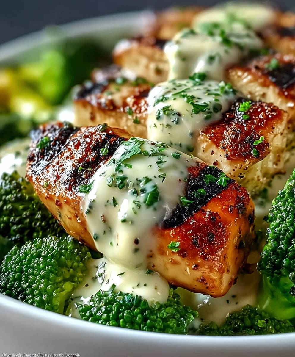 Grilled Chicken Broccoli Bowls