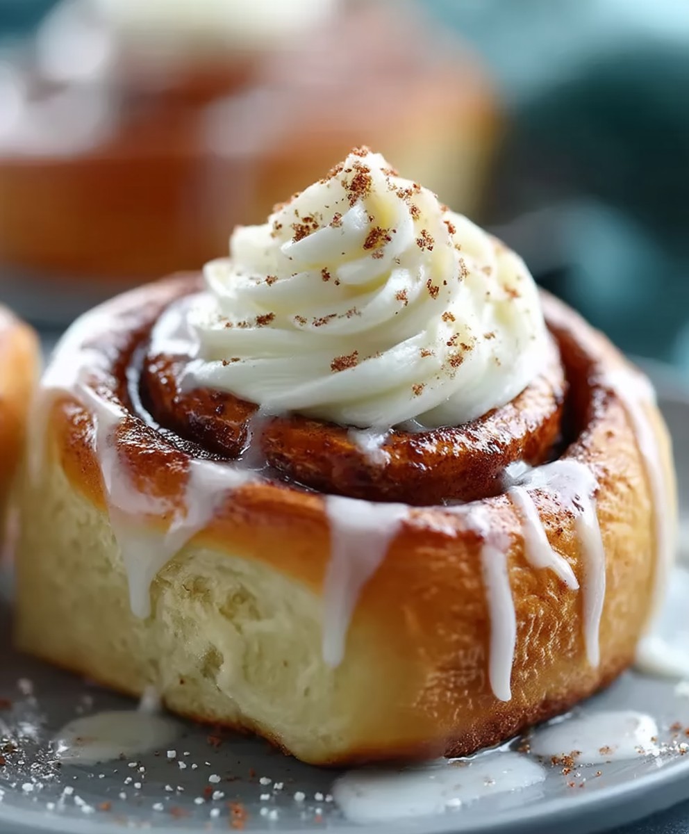 Cream Cheese Frosting Cinnamon Rolls