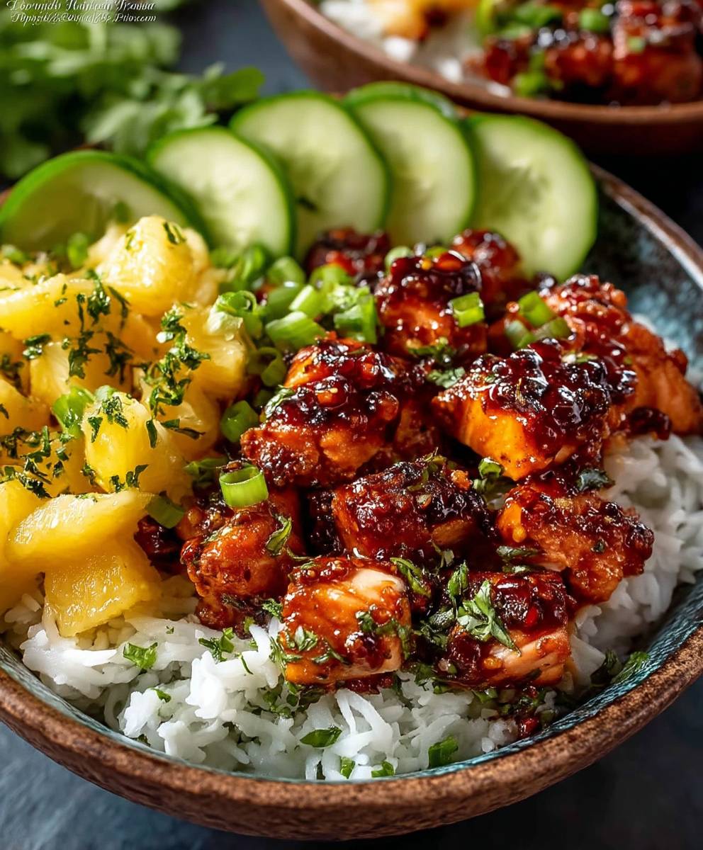 Chipotle Honey Salmon Bowls