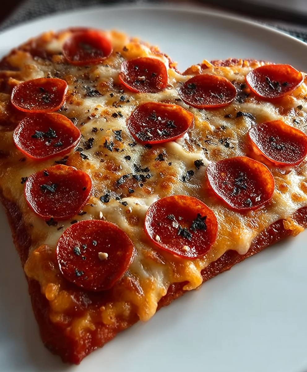 Heart Shaped Pizza
