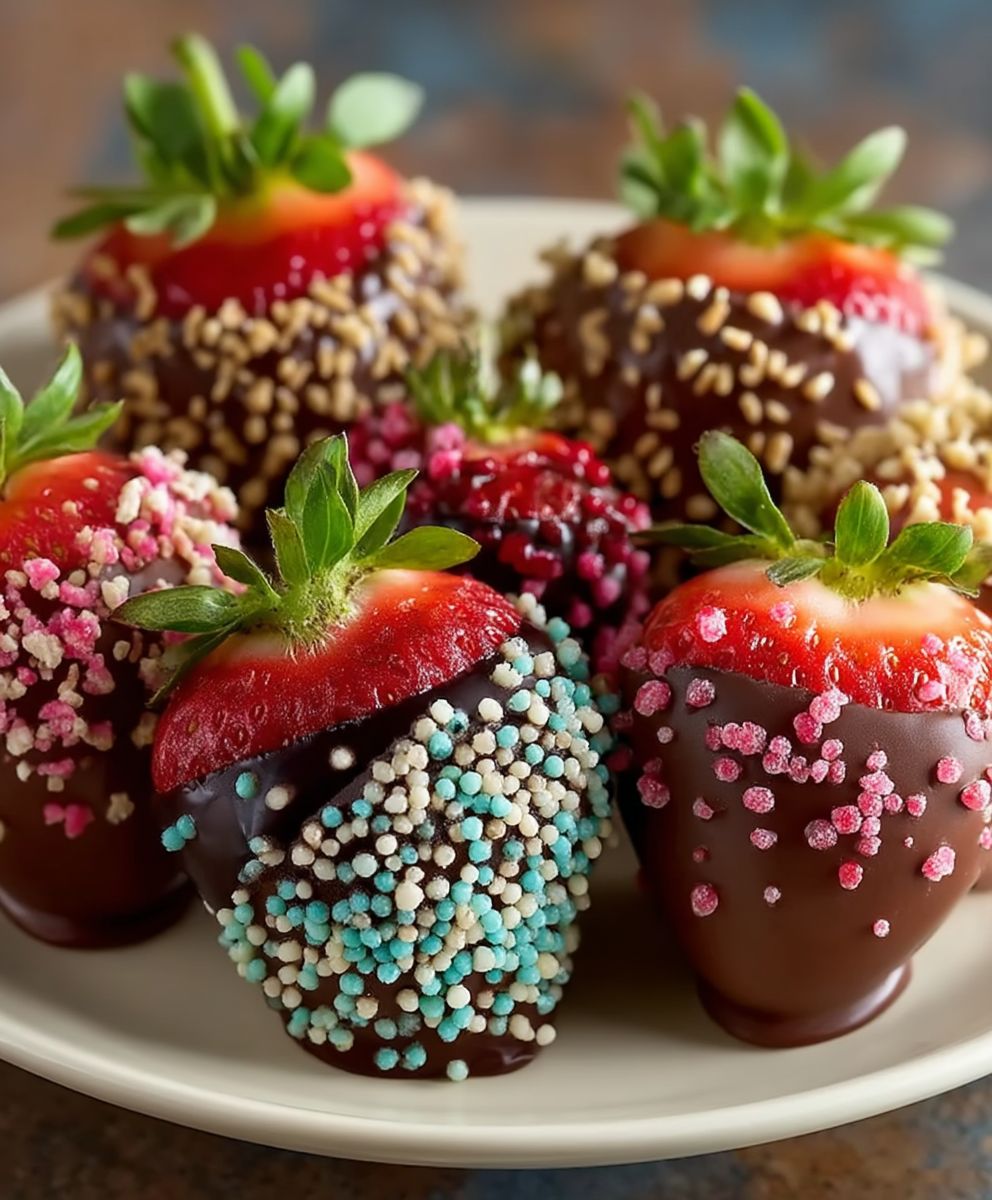 Chocolate Covered Strawberries Toppings