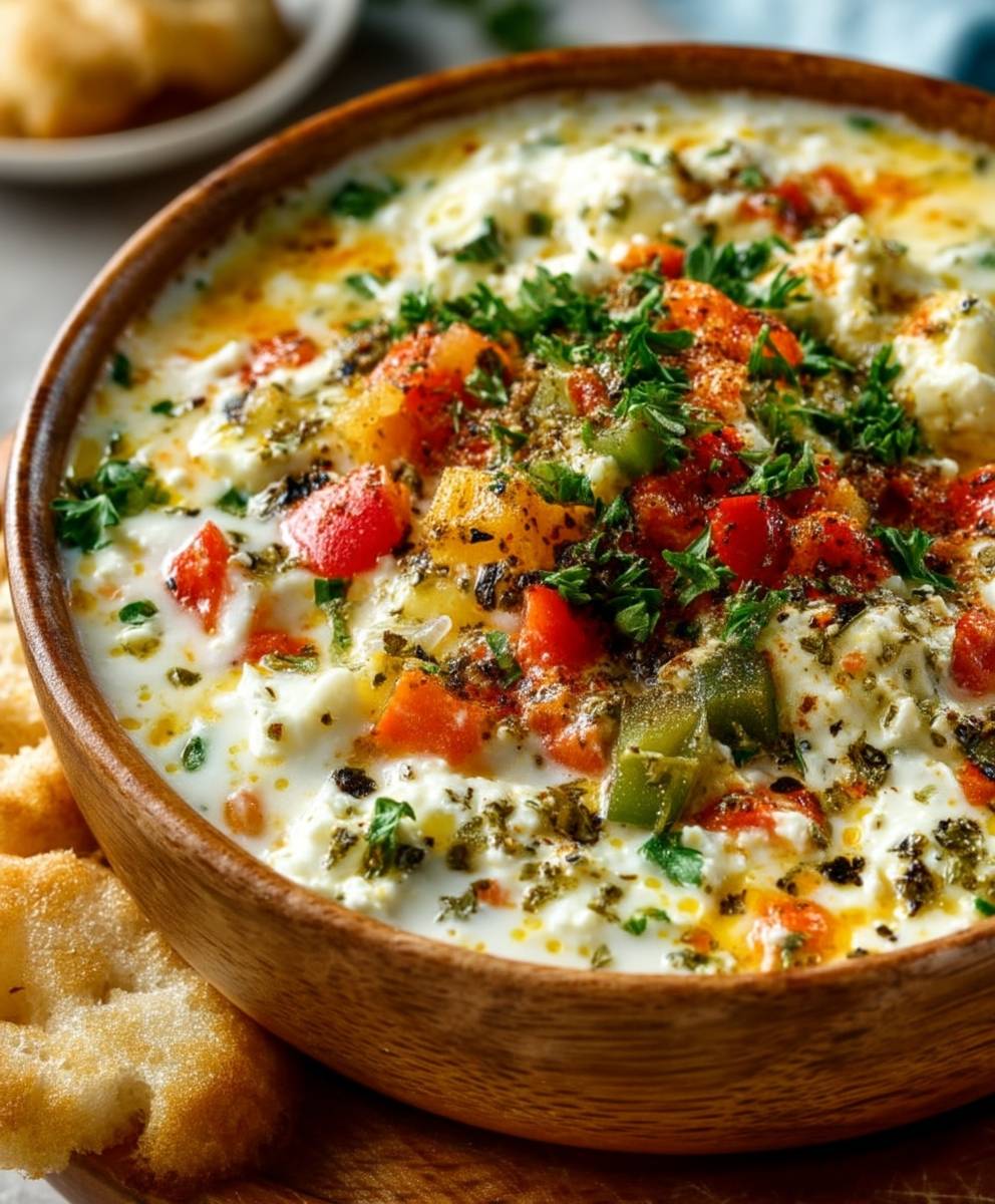 High Protein Giardiniera Dip