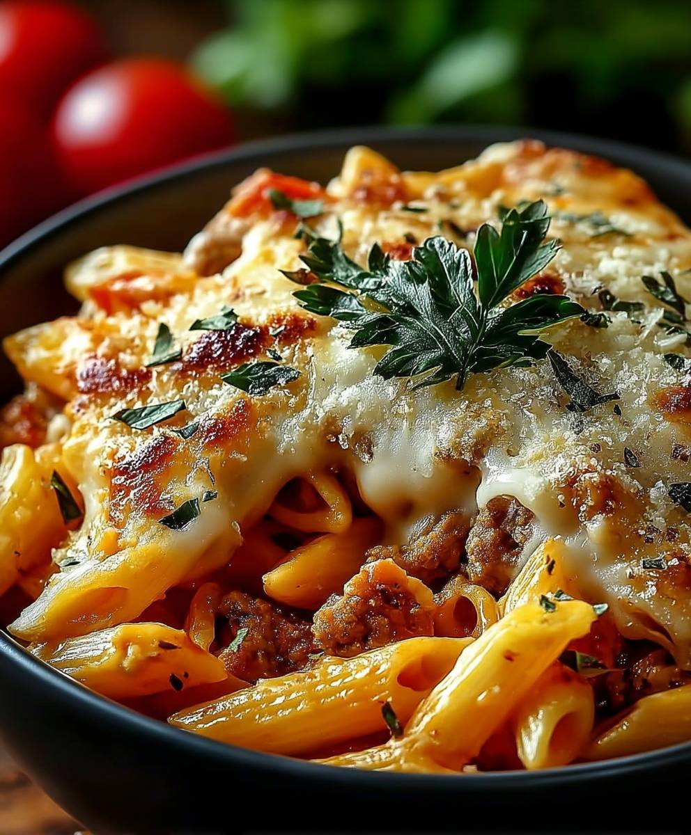 Cheesy Baked Pasta