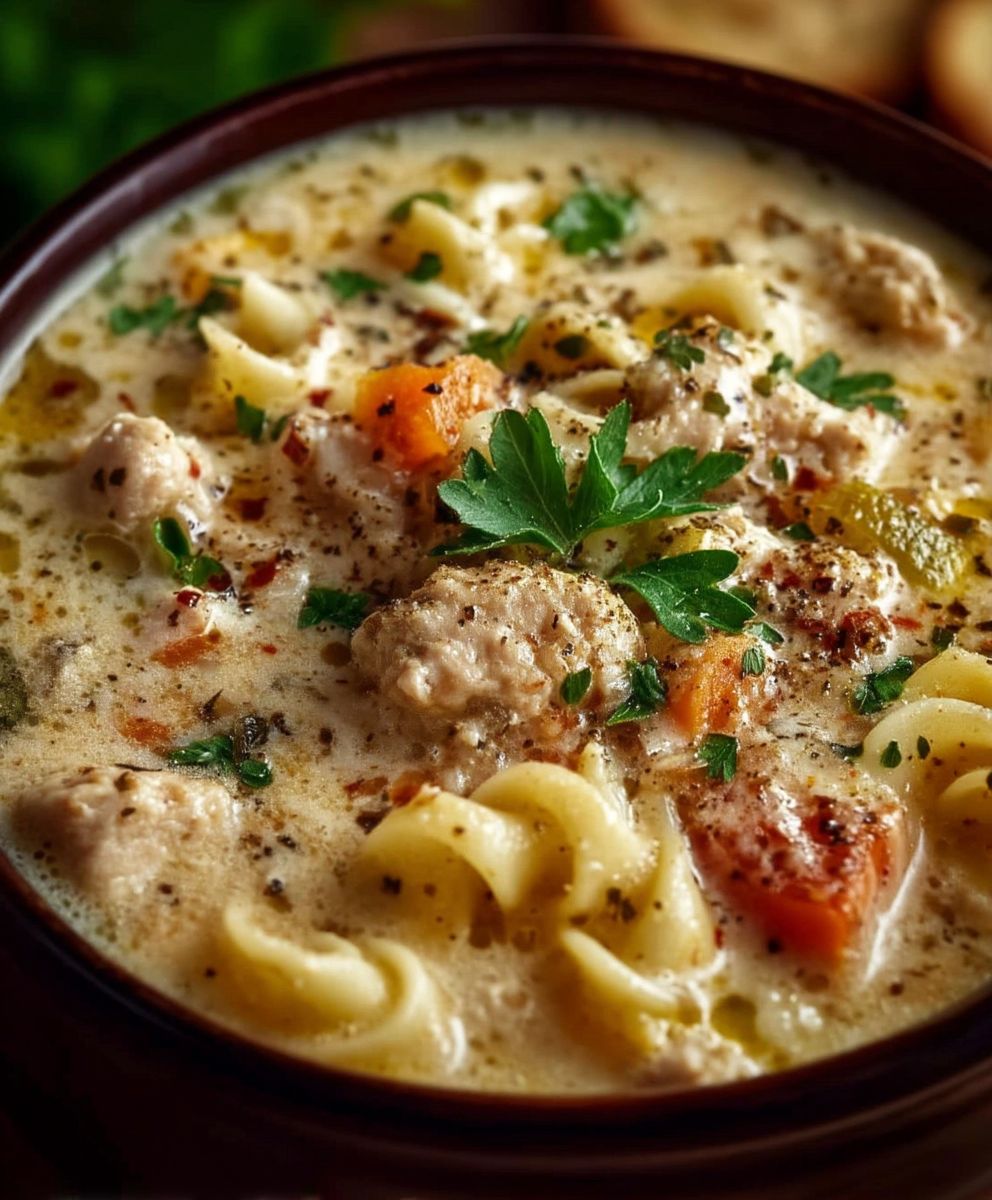 Creamy Italian Chicken Soup