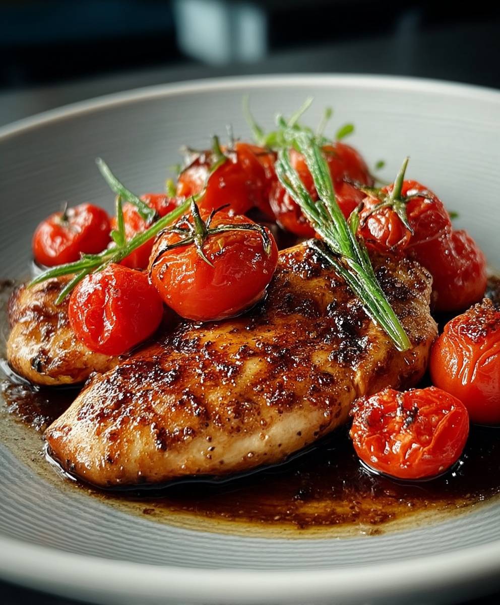 Balsamic Chicken Tomatoes