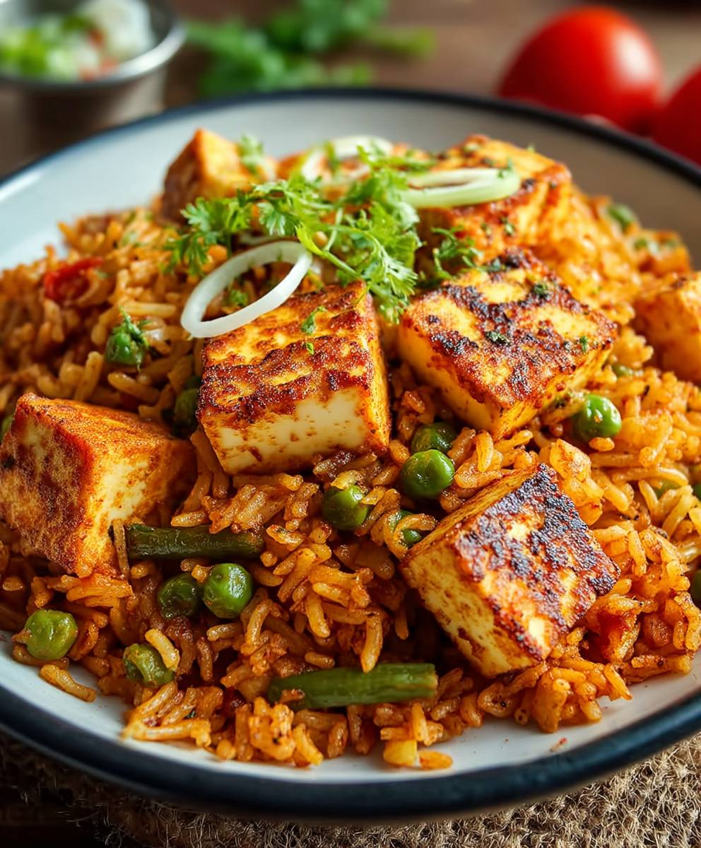 Schezwan Paneer Fried Rice