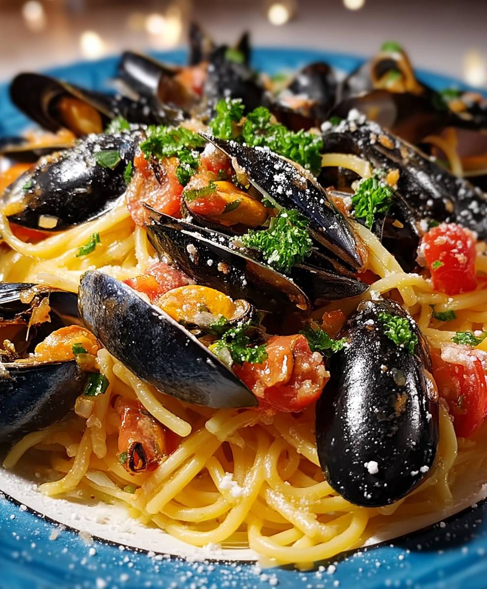 Speedy Mussels Pasta
