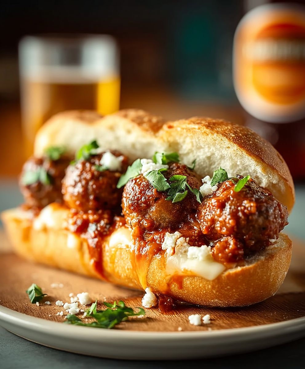 Sloppy Joe Meatball Subs