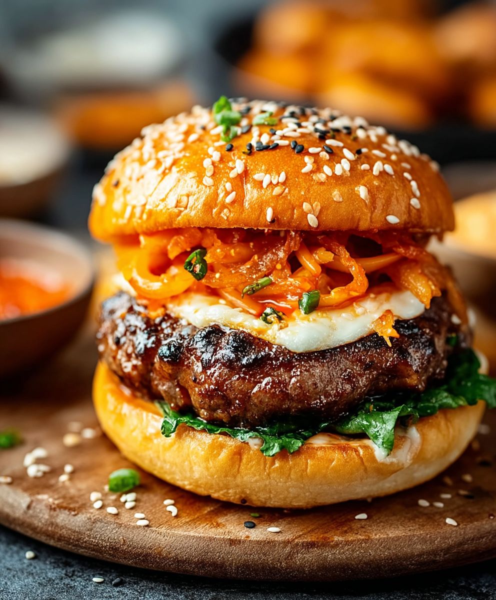 Bulgogi Kimchi Burger