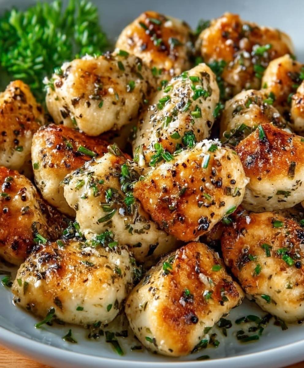 Garlic Herbed Chicken Bites