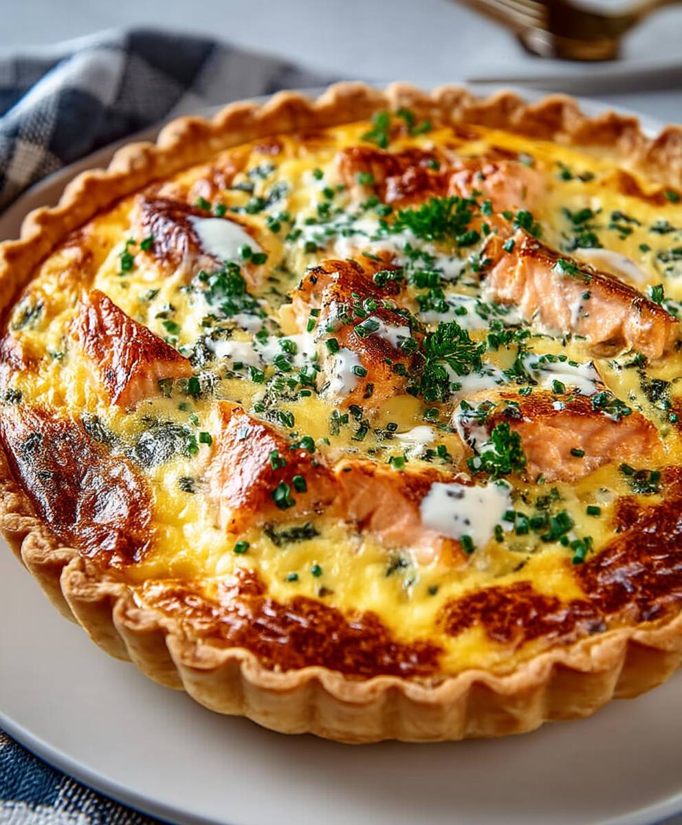 Salmon Quiche