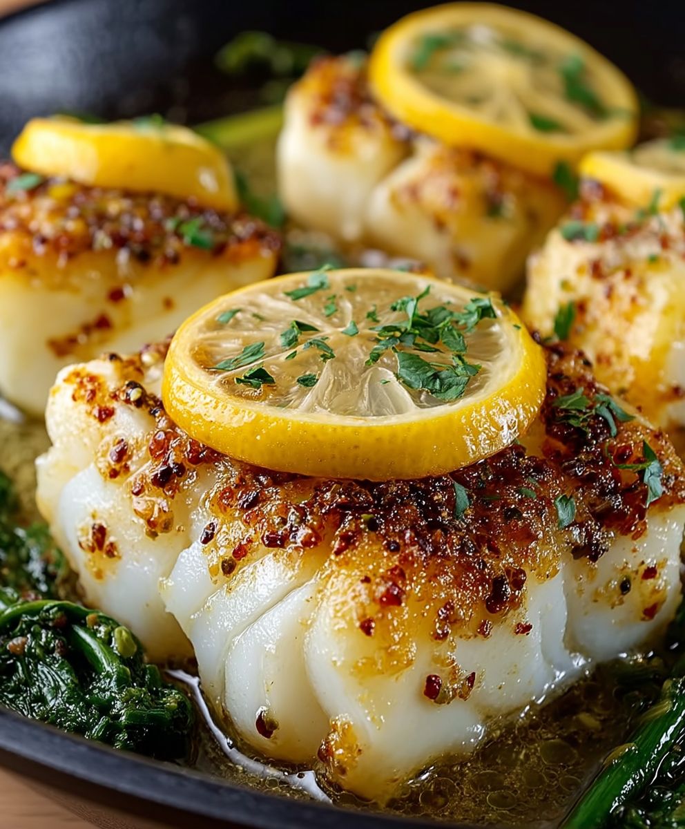 Baked Cod Lemon Garlic
