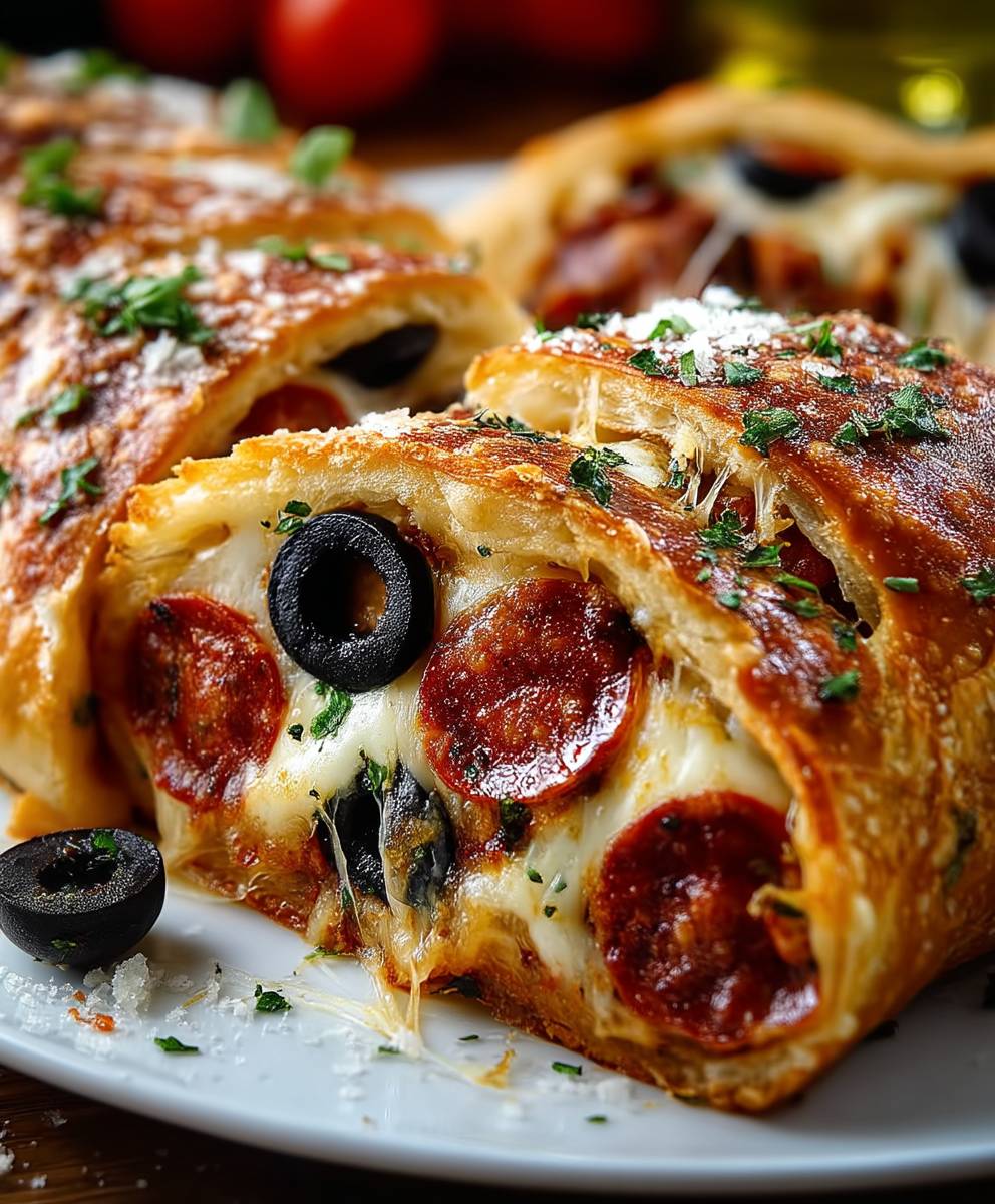 Pepperoni Stromboli Easy Home