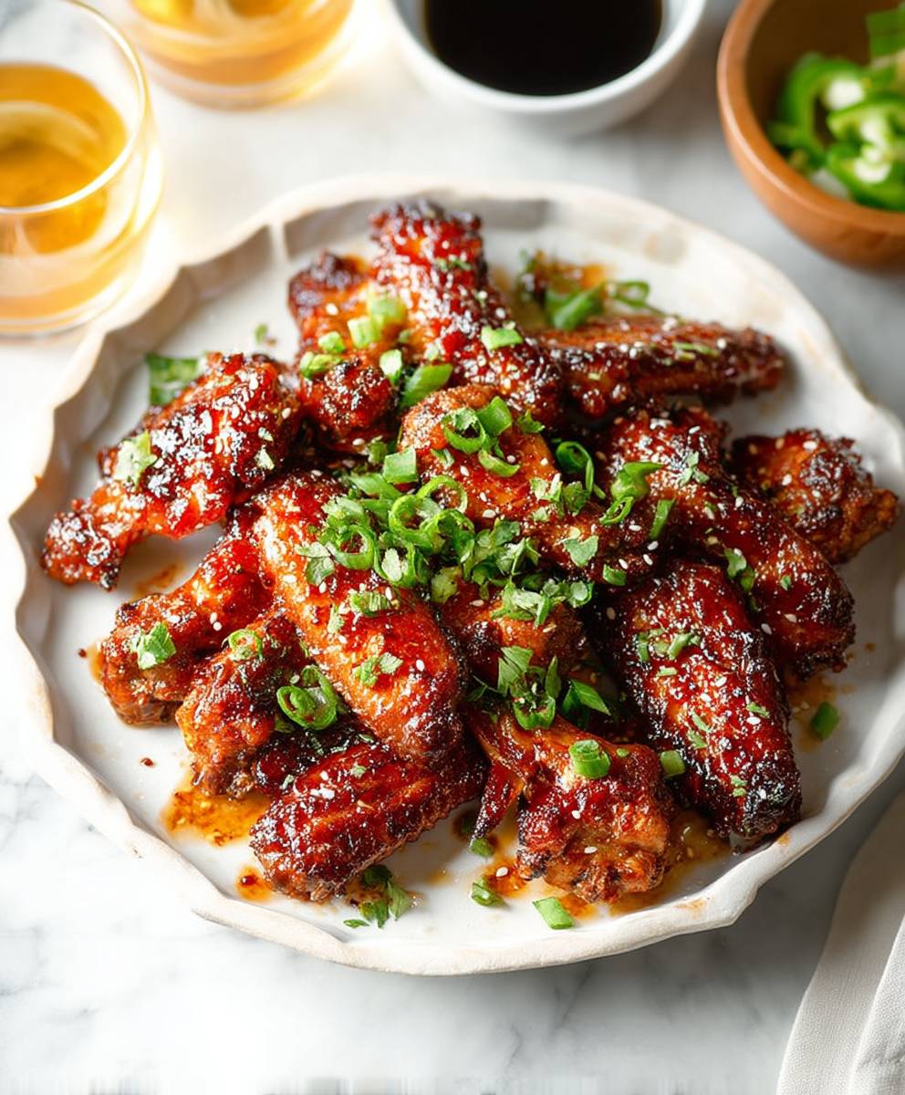 Sticky Asian Chicken Wings