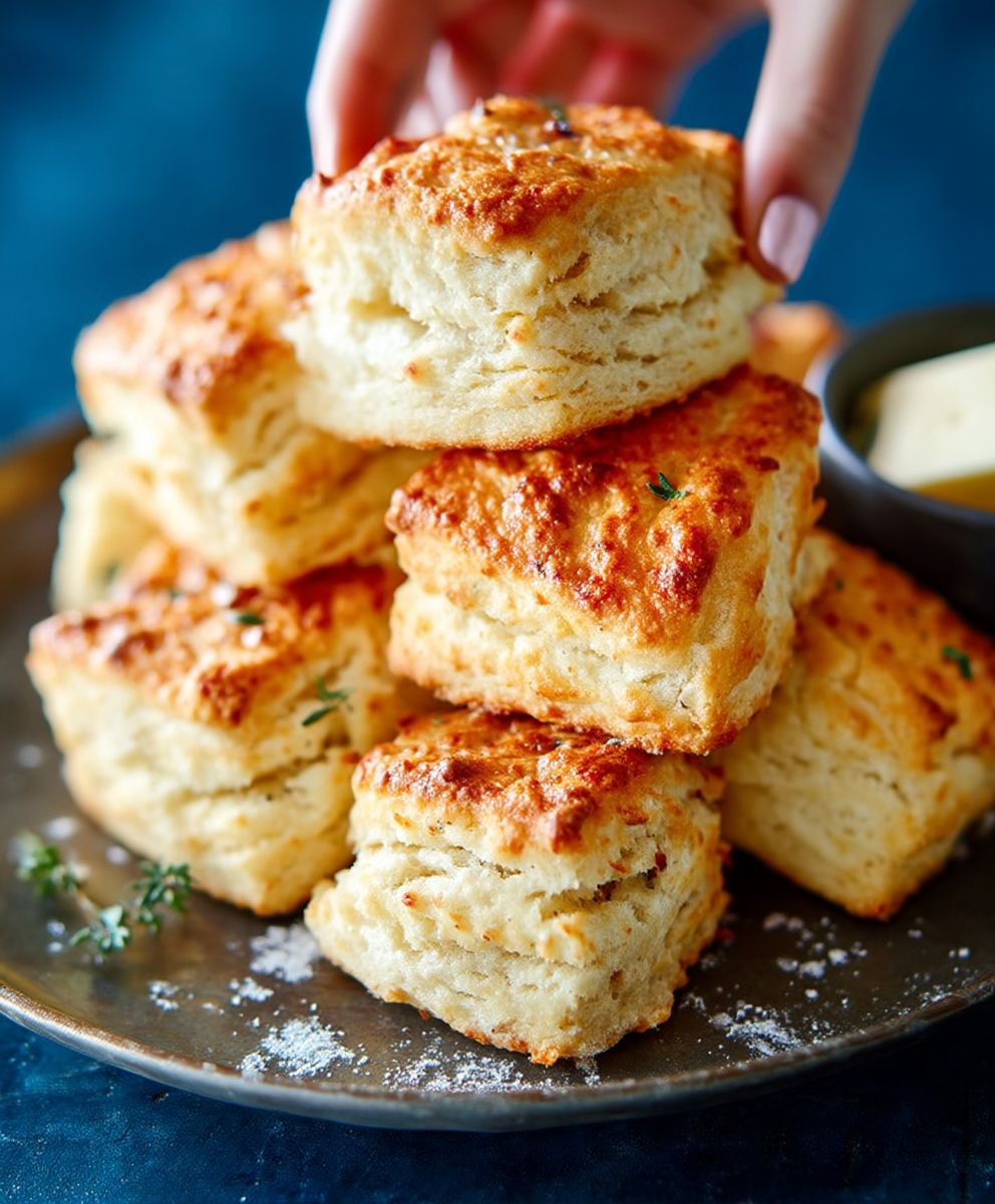 Parmesan Black Pepper Biscuits