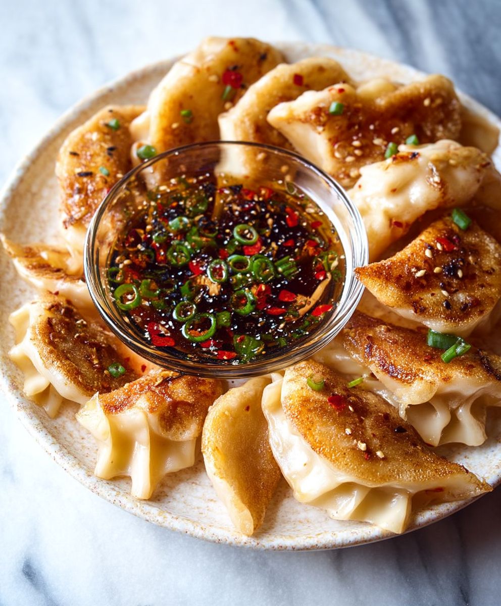 Pork Kimchi Potstickers
