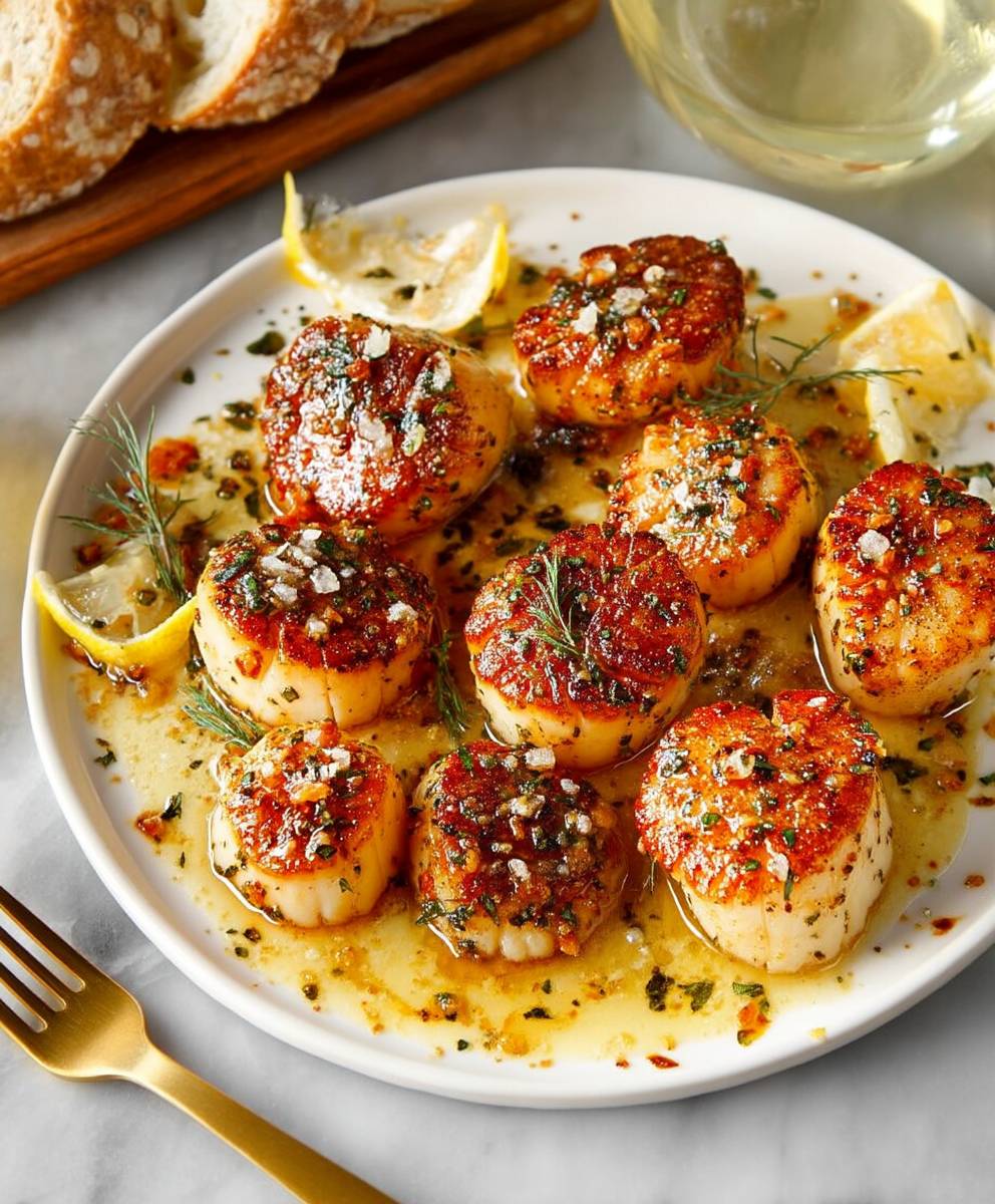 Lemon Butter Scallops
