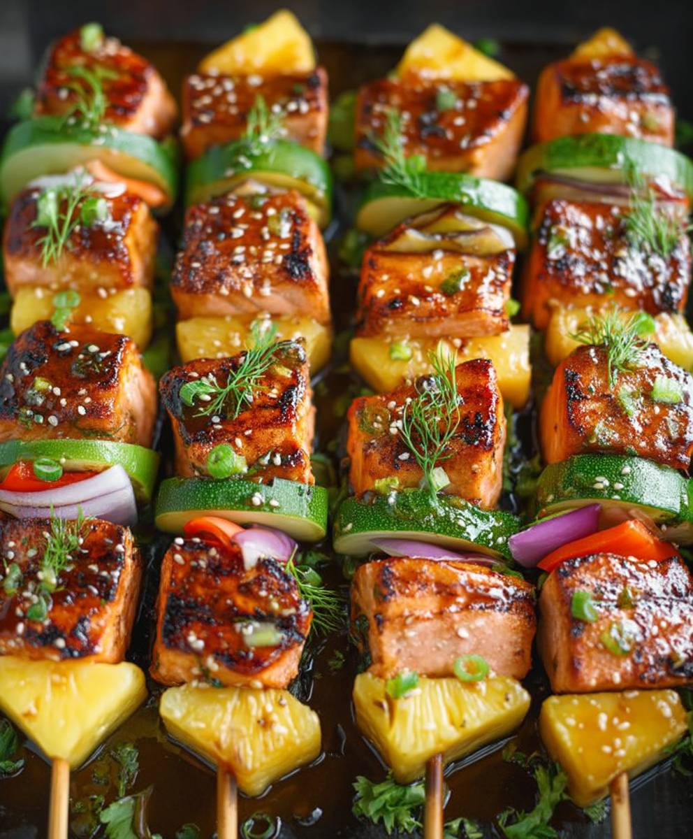 Asian Salmon Kabobs