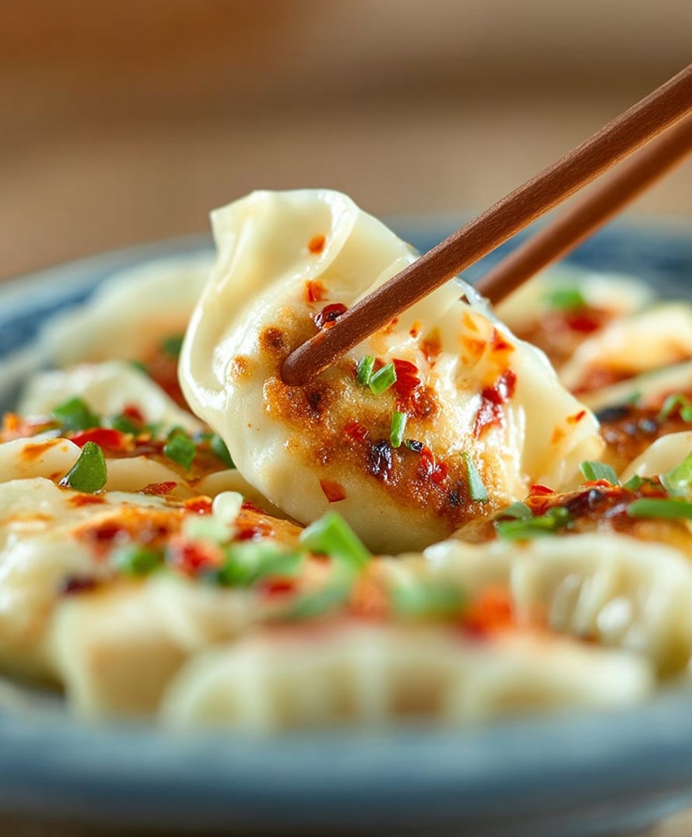 Spicy Chicken Potstickers