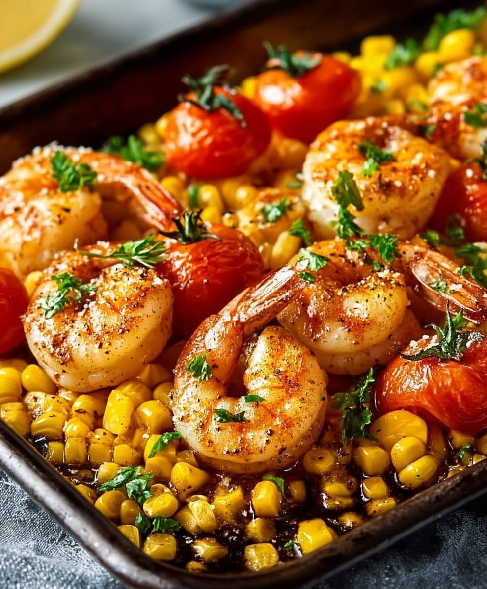 Old Bay Sheet Pan Shrimp