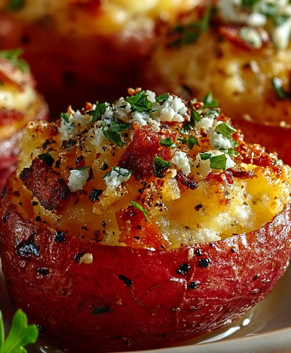 Stuffed Red Bliss Potatoes