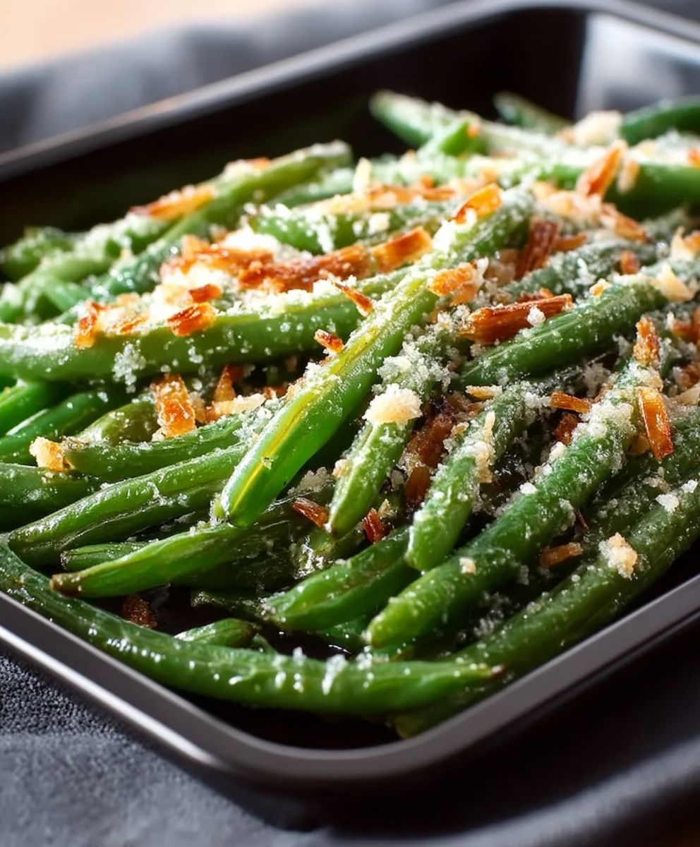 Parmesan Roasted Green Beans