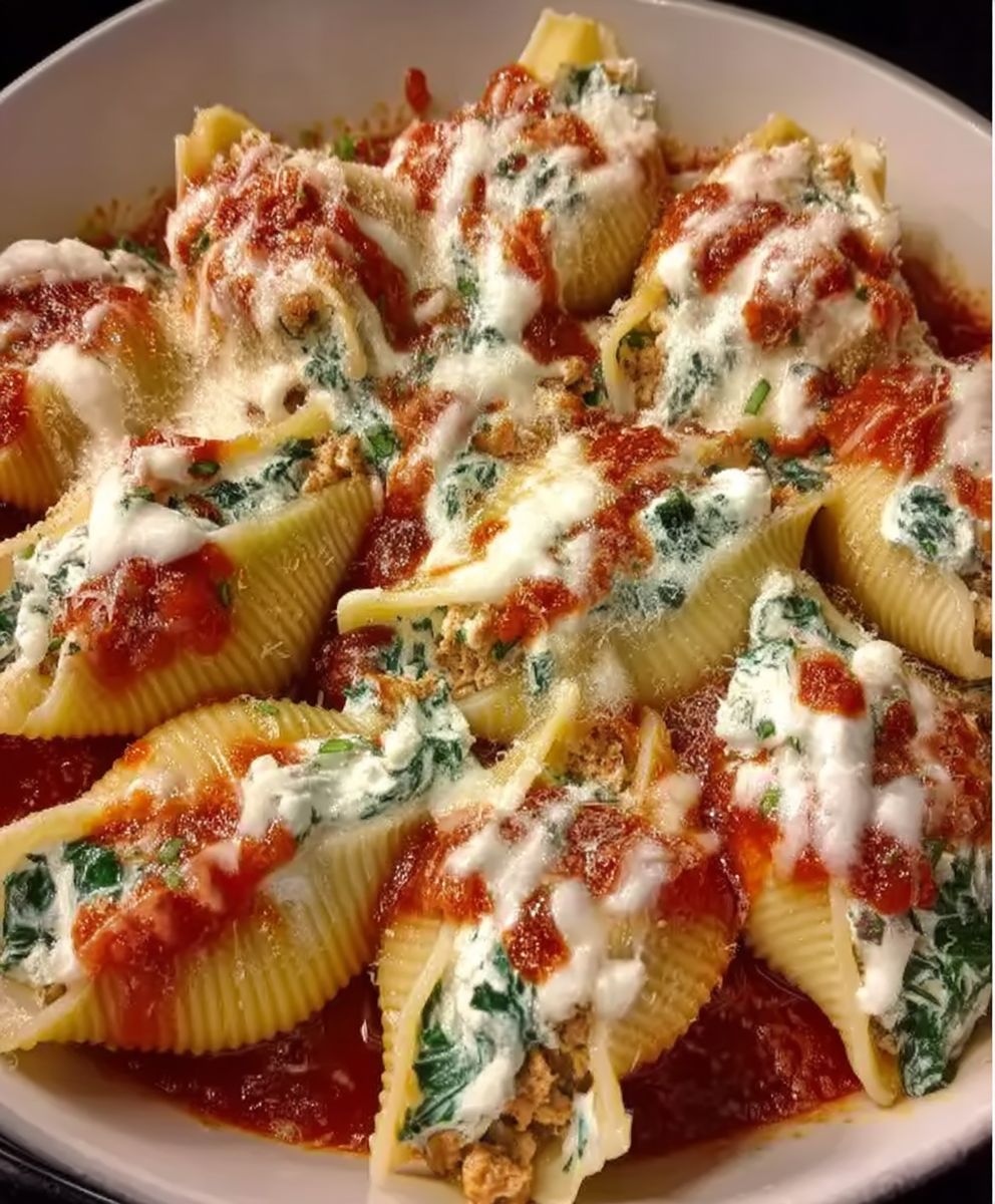 Taco Stuffed Shells Queso