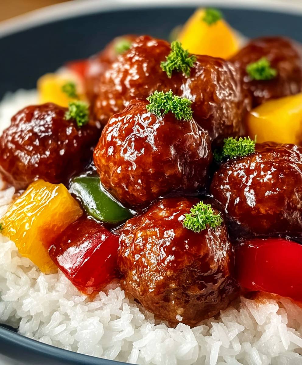 Sweet and Sour Meatballs