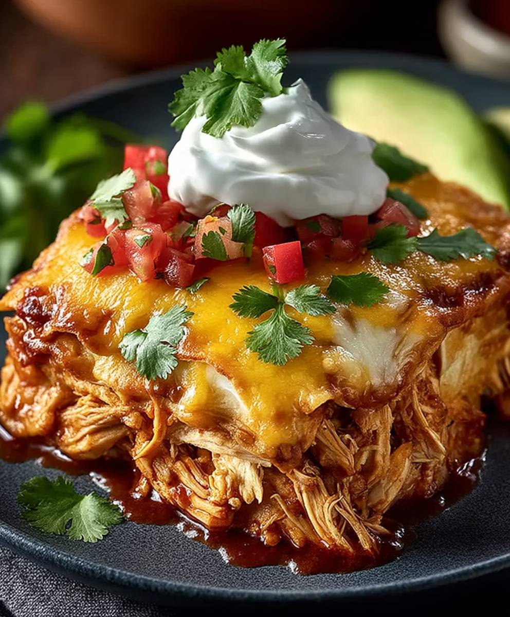 Chicken Enchiladas Casserole
